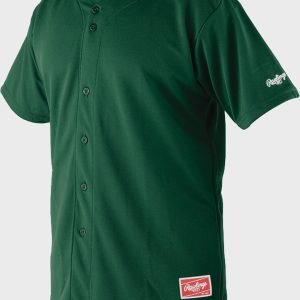 Short Sleeve Full Button Front Jersey Adult & Youth