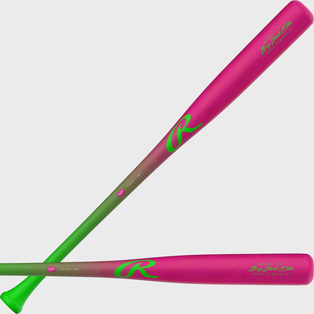 Rawlings Big Stick Elite Youth Maple/Bamboo Wood Composite Bat - Image 2