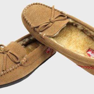 Women's Baseball Stitch Moccasin Slides