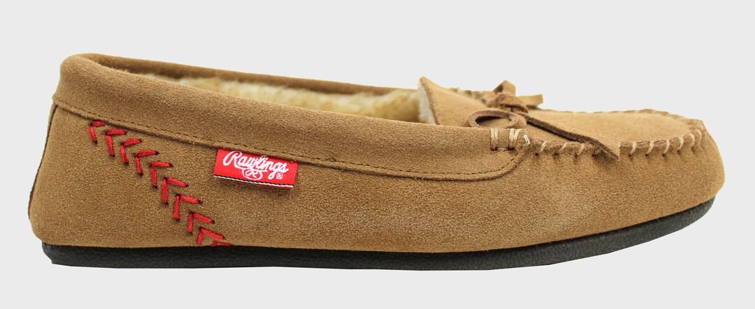 Women's Baseball Stitch Moccasin Slides - Image 2