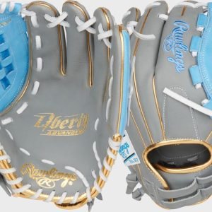 Liberty Advanced Color Series 12 in Fastpitch Glove Gray/Columbia Blue
