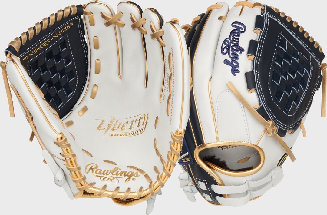 Liberty Advanced Color Series 12 in Fastpitch Glove White/Navy