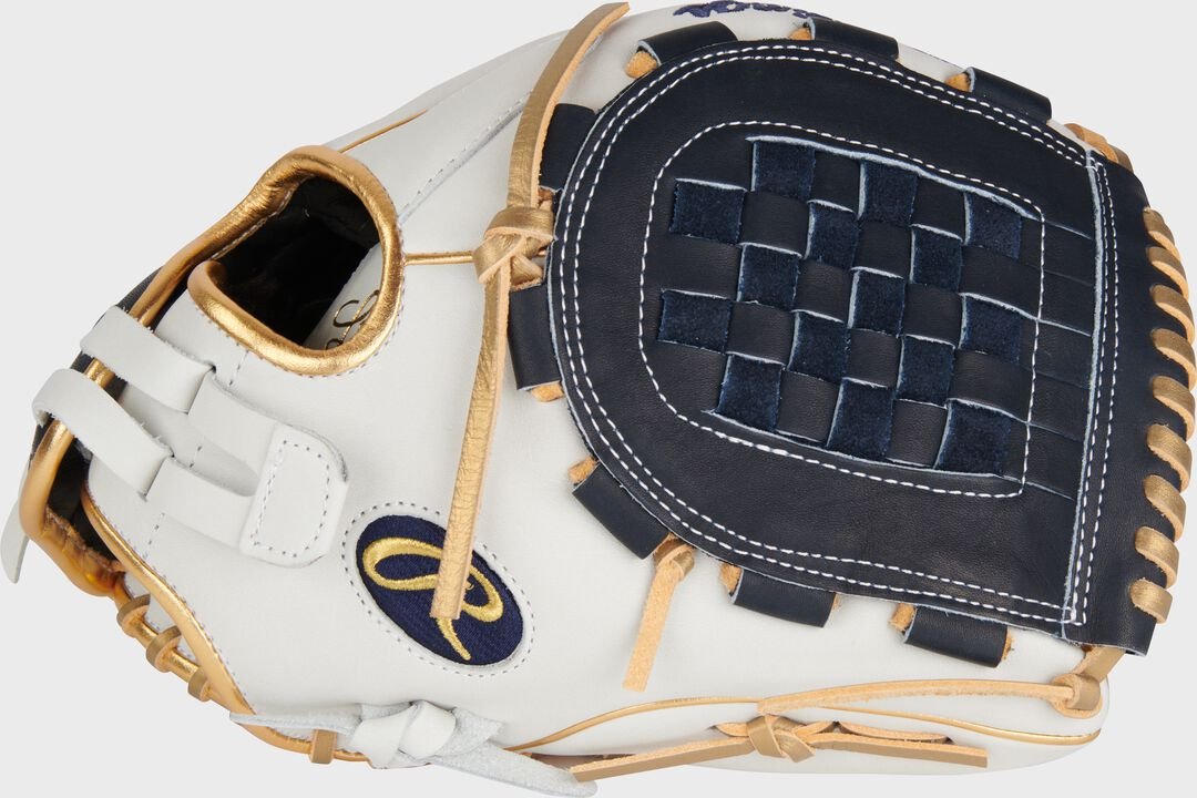 Liberty Advanced Color Series 12 in Fastpitch Glove White/Navy - Image 2