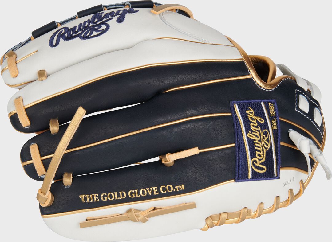 Liberty Advanced Color Series 12 in Fastpitch Glove White/Navy - Image 5