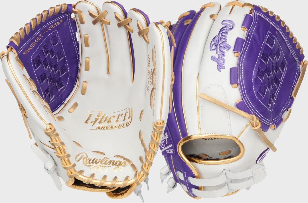 Liberty Advanced Color Series 12 in Fastpitch Glove White/Purple