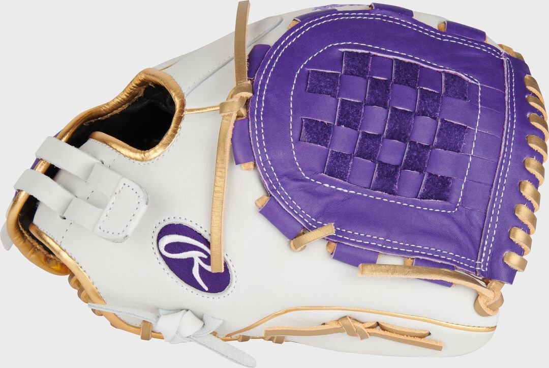 Liberty Advanced Color Series 12 in Fastpitch Glove White/Purple - Image 2