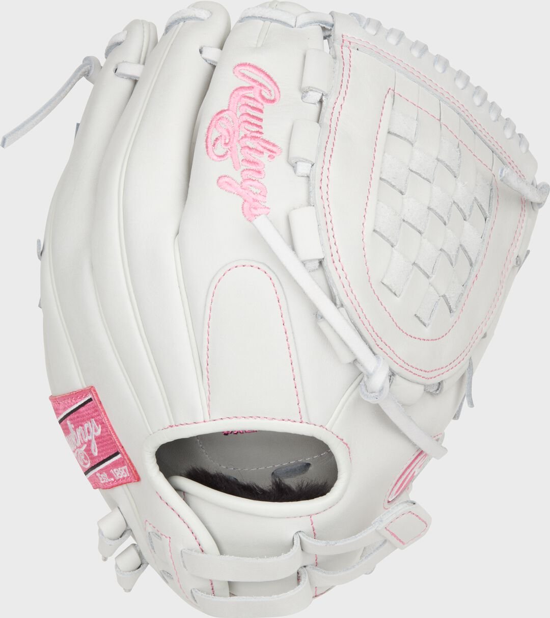 Liberty Advanced Color Series 12 in Fastpitch Glove White/Pink - Image 3