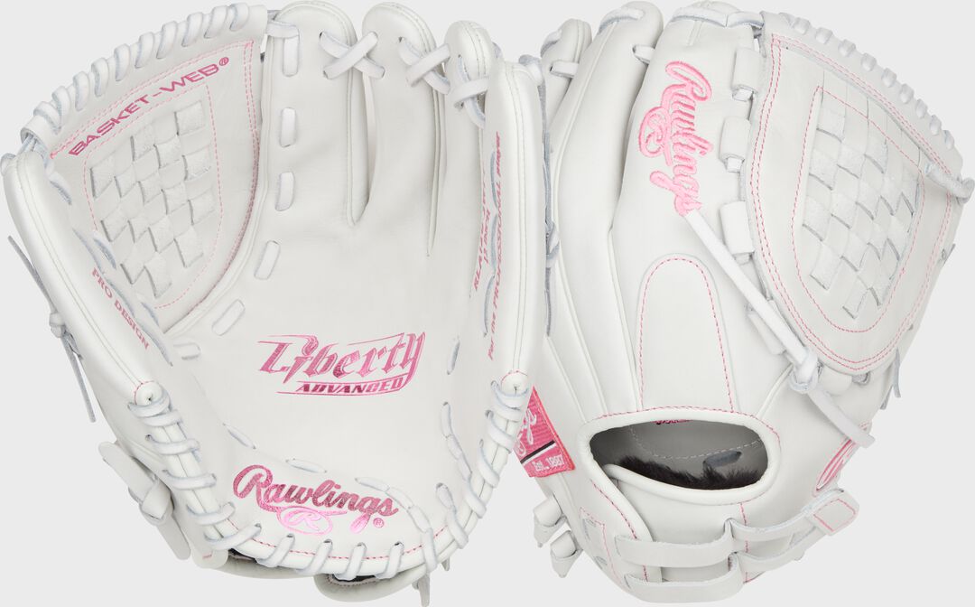 Liberty Advanced Color Series 12 in Fastpitch Glove White/Pink