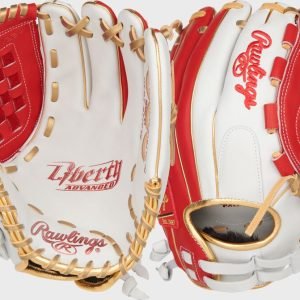 Liberty Advanced Color Series 12 in Fastpitch Glove White/Scarlet