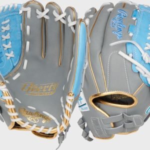 Liberty Advanced Color Series 12.5 in Fastpitch Glove Gray/Columbia Blue
