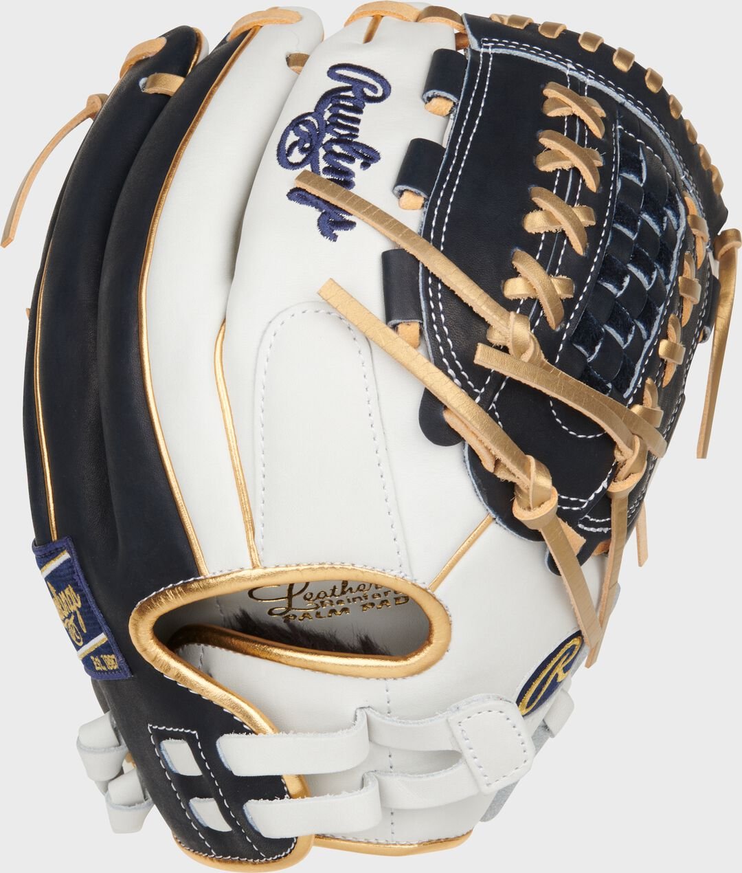 Liberty Advanced Color Series 12.5 in Fastpitch Glove White/Navy - Image 3