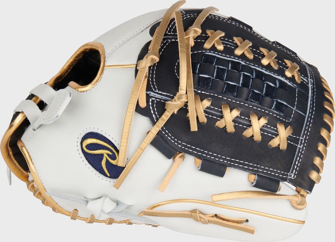 Liberty Advanced Color Series 12.5 in Fastpitch Glove White/Navy - Image 2