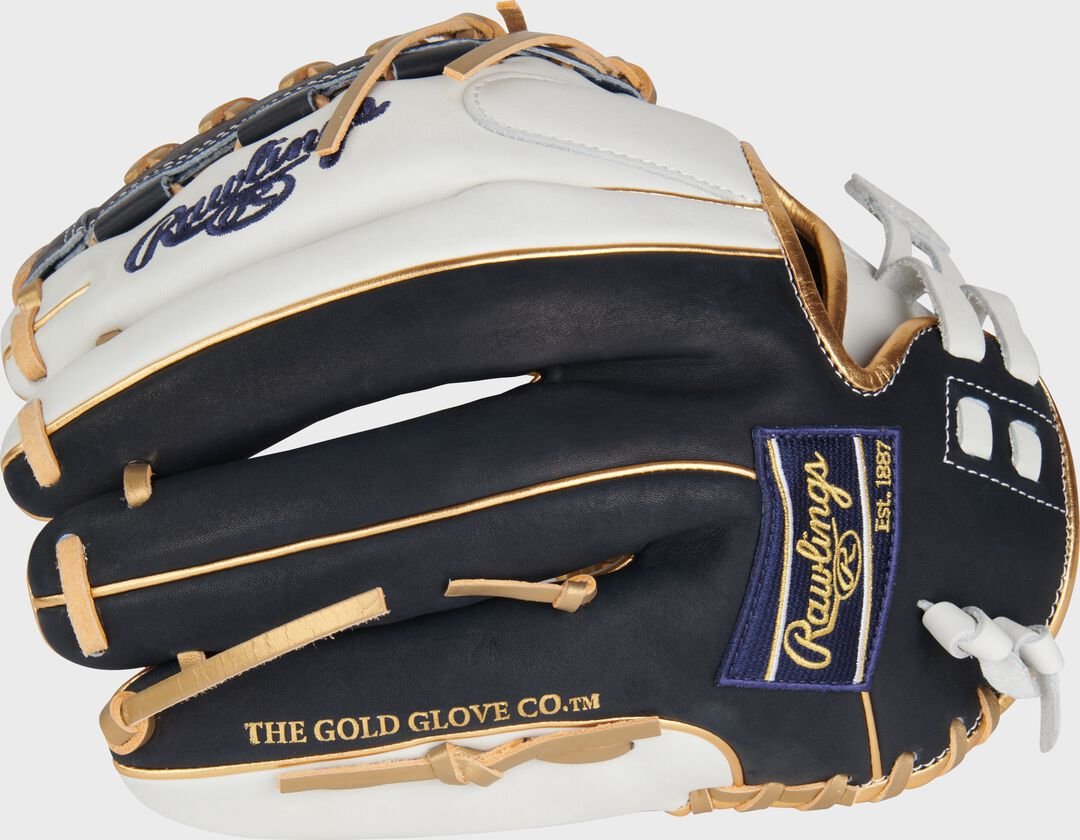Liberty Advanced Color Series 12.5 in Fastpitch Glove White/Navy - Image 5