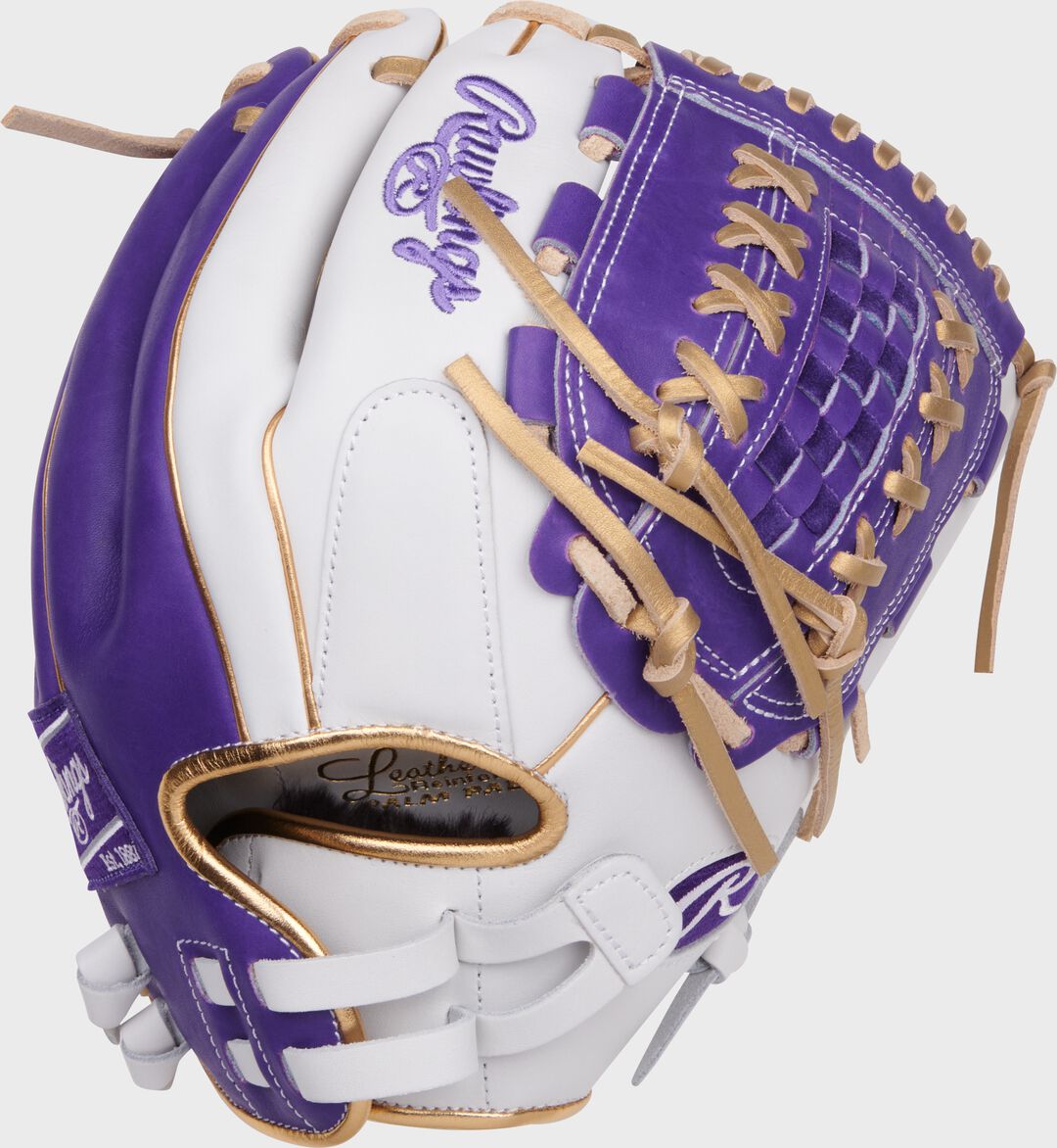 Liberty Advanced Color Series 12.5 in Fastpitch Glove White/Purple - Image 3
