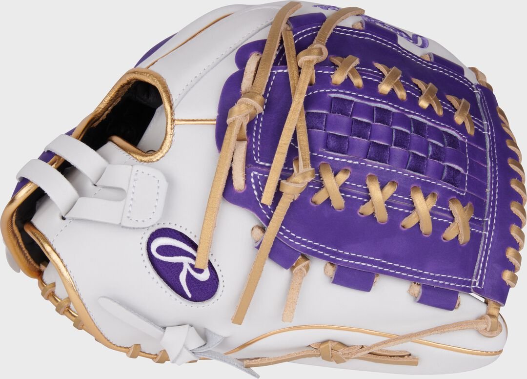Liberty Advanced Color Series 12.5 in Fastpitch Glove White/Purple - Image 2