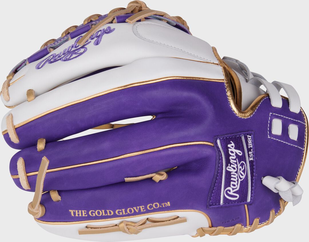 Liberty Advanced Color Series 12.5 in Fastpitch Glove White/Purple - Image 5
