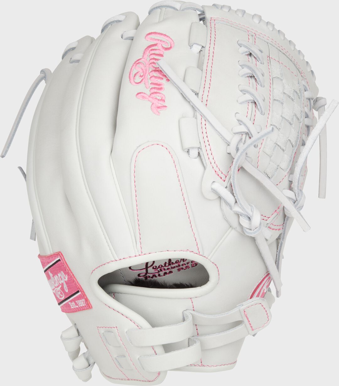 Liberty Advanced Color Series 12.5 in Fastpitch Glove White/Pink - Image 3