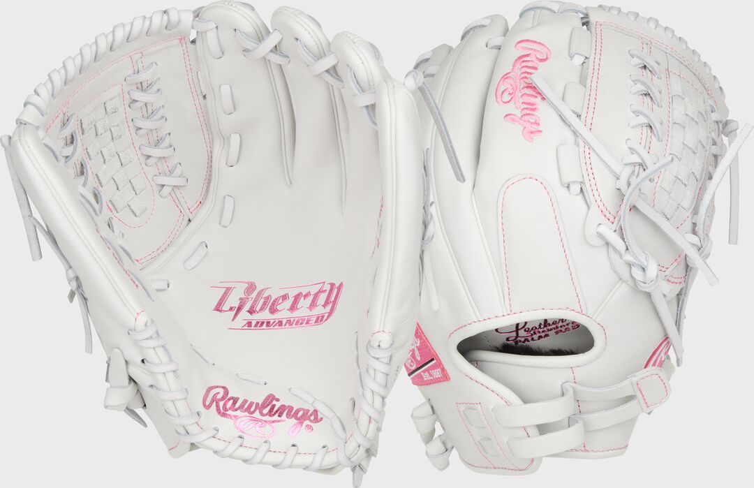 Liberty Advanced Color Series 12.5 in Fastpitch Glove White/Pink