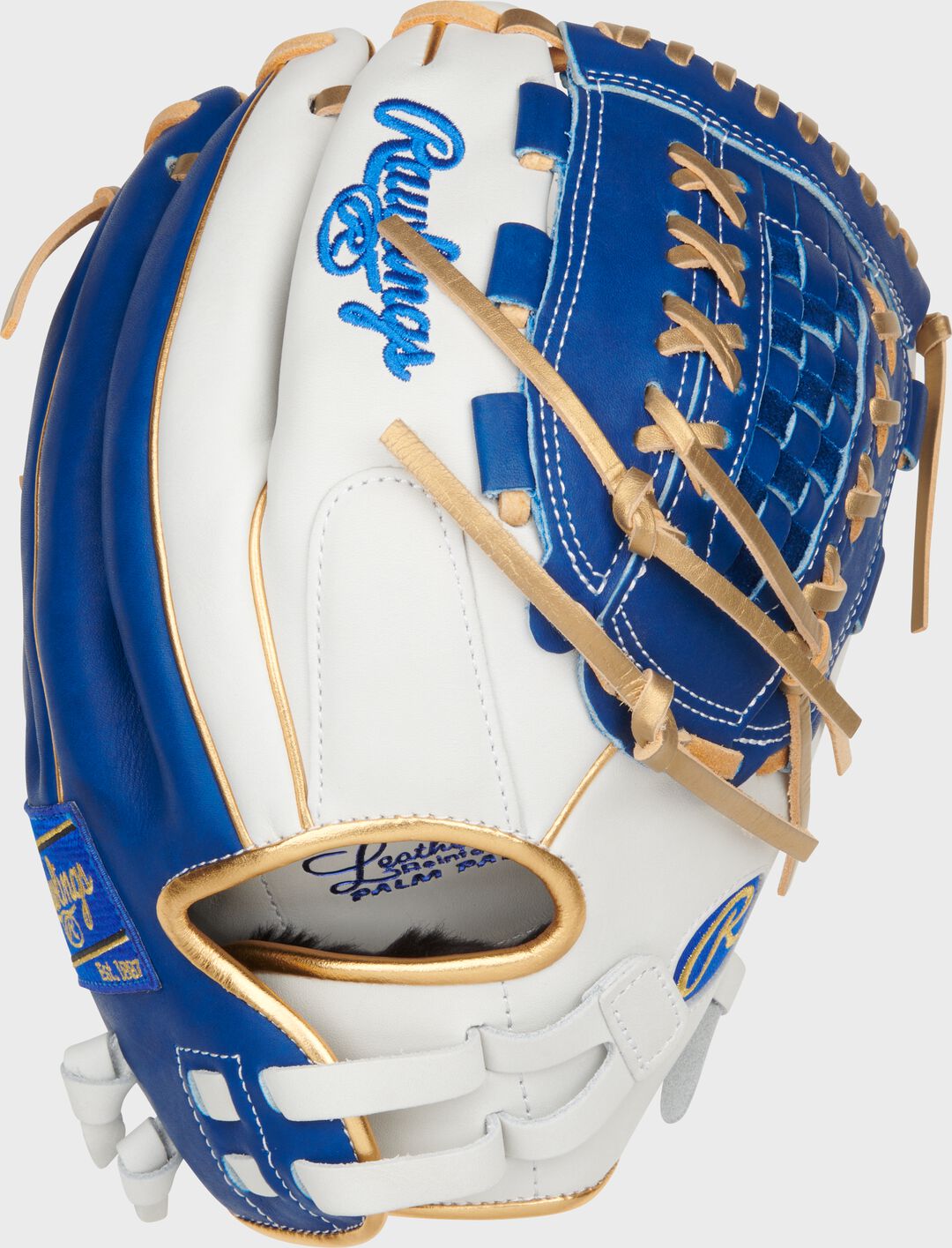 Liberty Advanced Color Series 12.5 in Fastpitch Glove White/Royal - Image 3