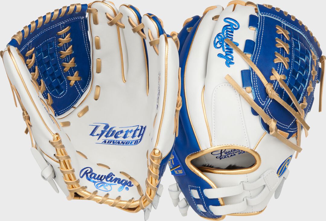 Liberty Advanced Color Series 12.5 in Fastpitch Glove White/Royal