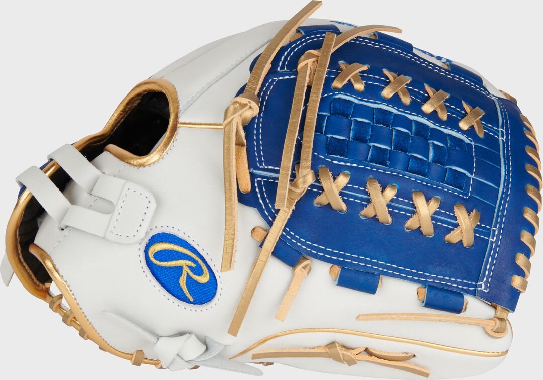 Liberty Advanced Color Series 12.5 in Fastpitch Glove White/Royal - Image 2