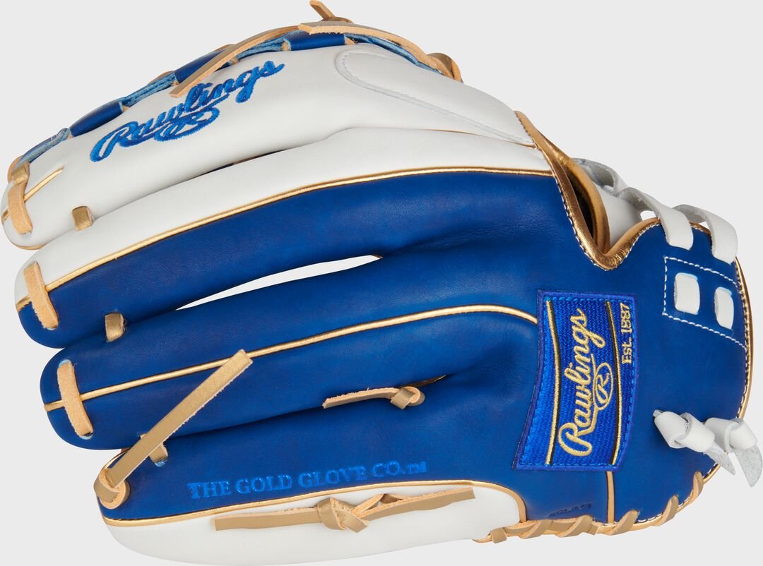 Liberty Advanced Color Series 12.5 in Fastpitch Glove White/Royal - Image 5