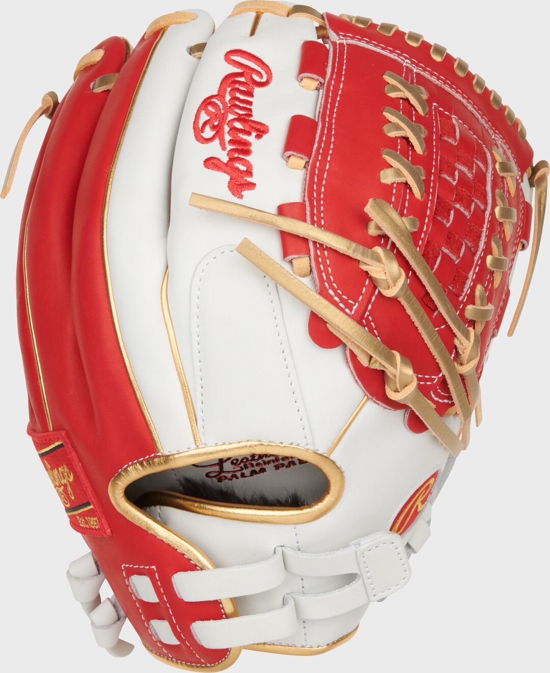 Liberty Advanced Color Series 12.5 in Fastpitch Glove White/Scarlet - Image 3