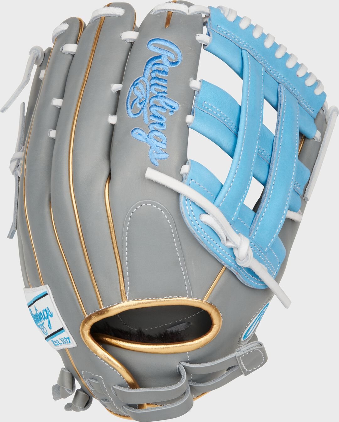Liberty Advanced Color Series 12.75 in Outfield Glove Gray/Columbia Blue - Image 3