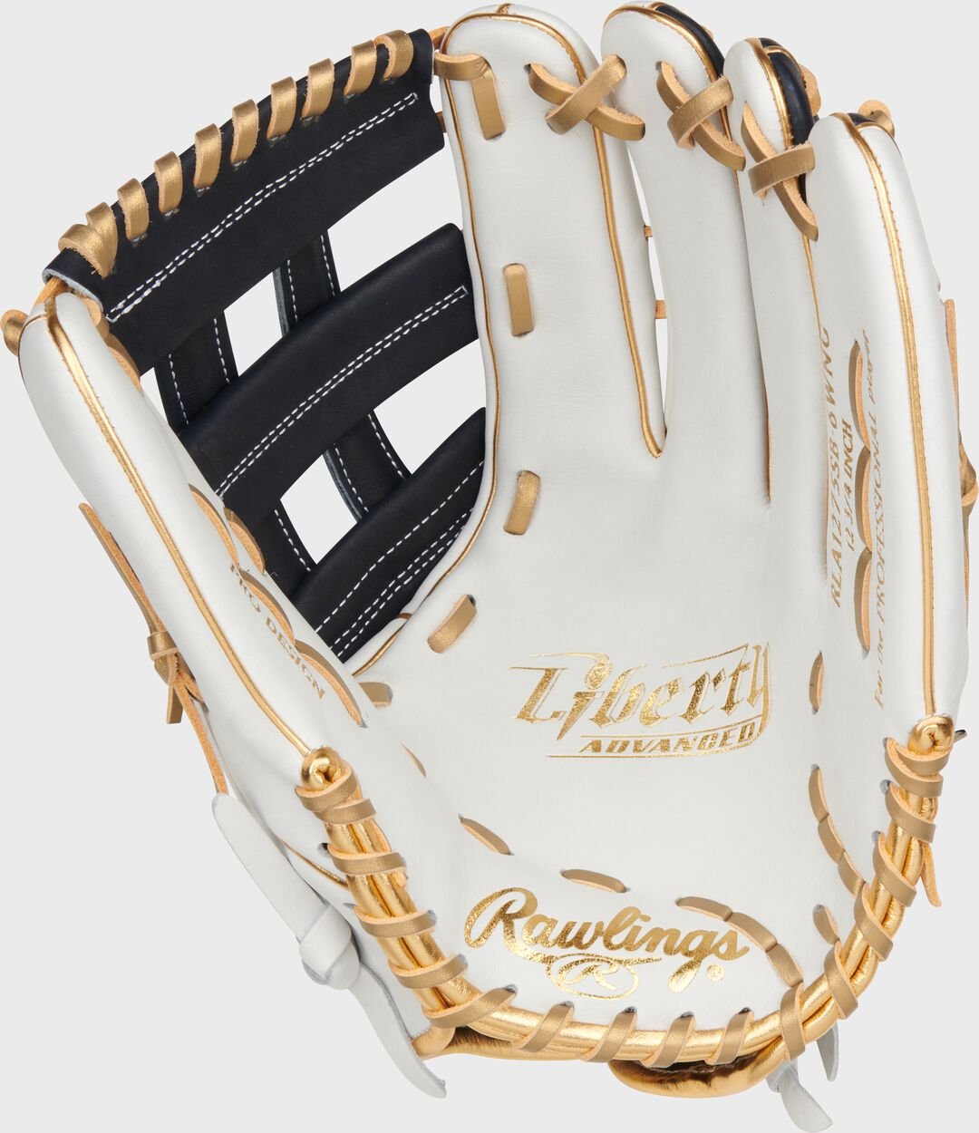 Liberty Advanced Color Series 12.75 in Outfield Glove White/Navy - Image 4