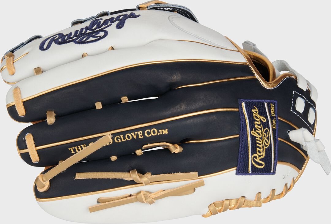 Liberty Advanced Color Series 12.75 in Outfield Glove White/Navy - Image 5
