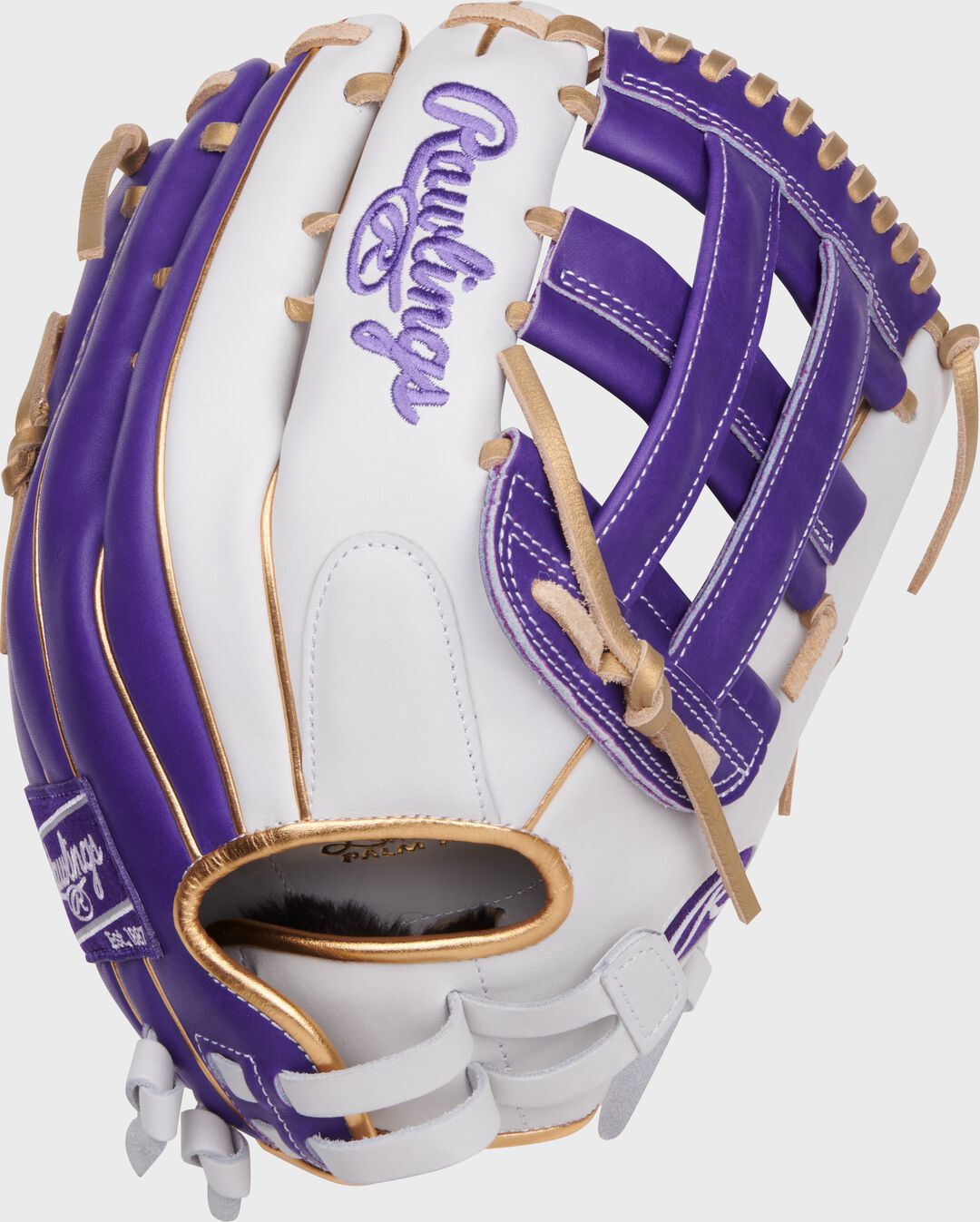 Liberty Advanced Color Series 12.75 in Outfield Glove White/Purple - Image 3