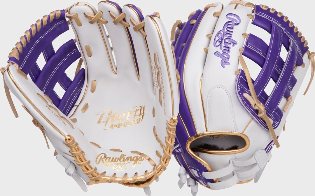 Liberty Advanced Color Series 12.75 in Outfield Glove White/Purple