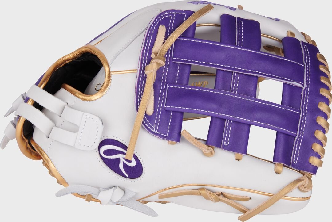 Liberty Advanced Color Series 12.75 in Outfield Glove White/Purple - Image 2