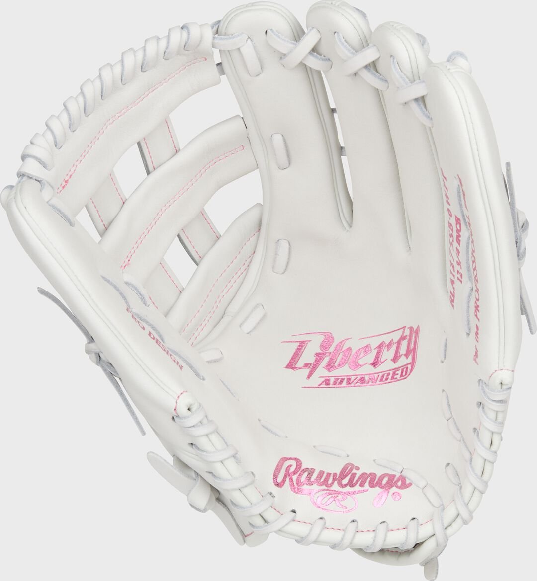 Liberty Advanced Color Series 12.75 in Outfield Glove White/Pink - Image 4