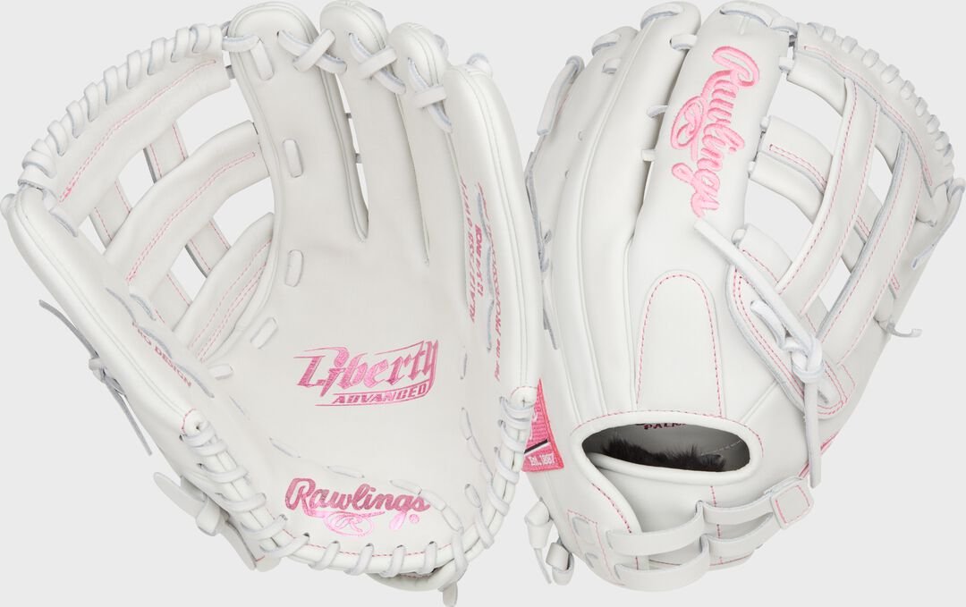 Liberty Advanced Color Series 12.75 in Outfield Glove White/Pink