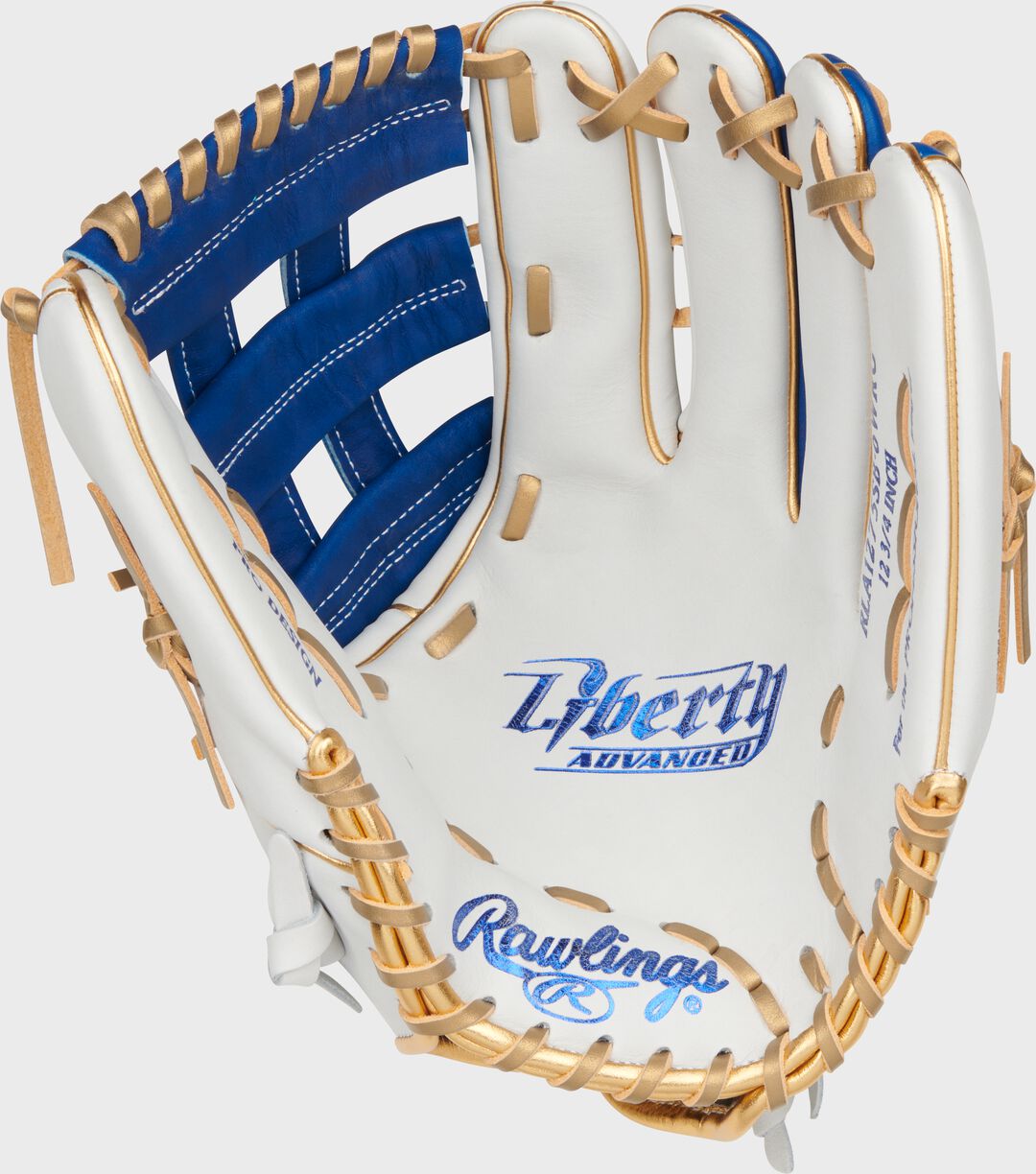 Liberty Advanced Color Series 12.75 in Outfield Glove White/Royal - Image 4