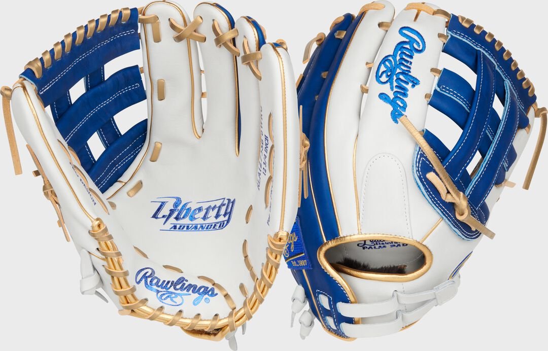 Liberty Advanced Color Series 12.75 in Outfield Glove White/Royal