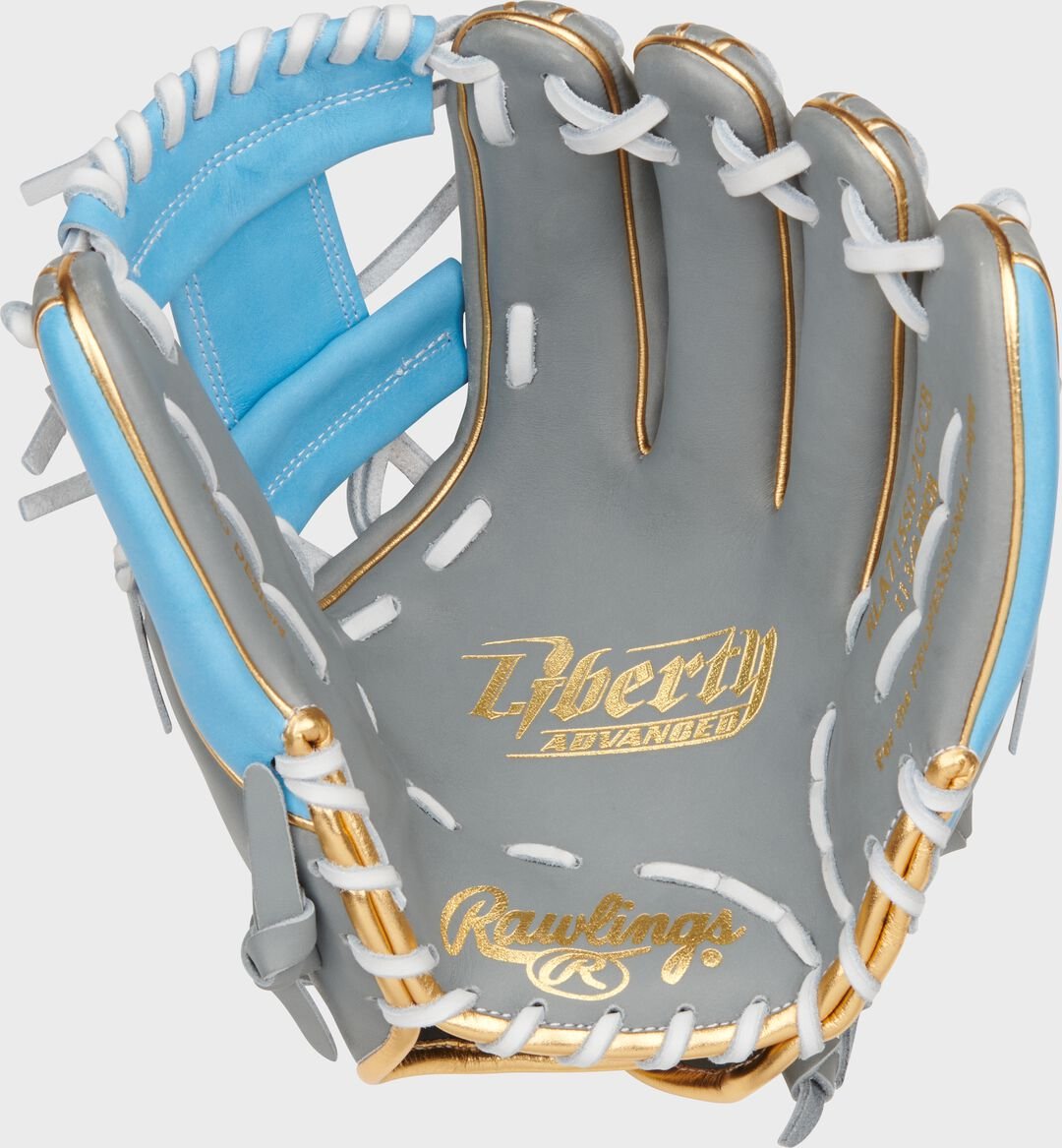 Liberty Advanced Color Series 11.75 in Infield Glove Gray/Columbia Blue - Image 4