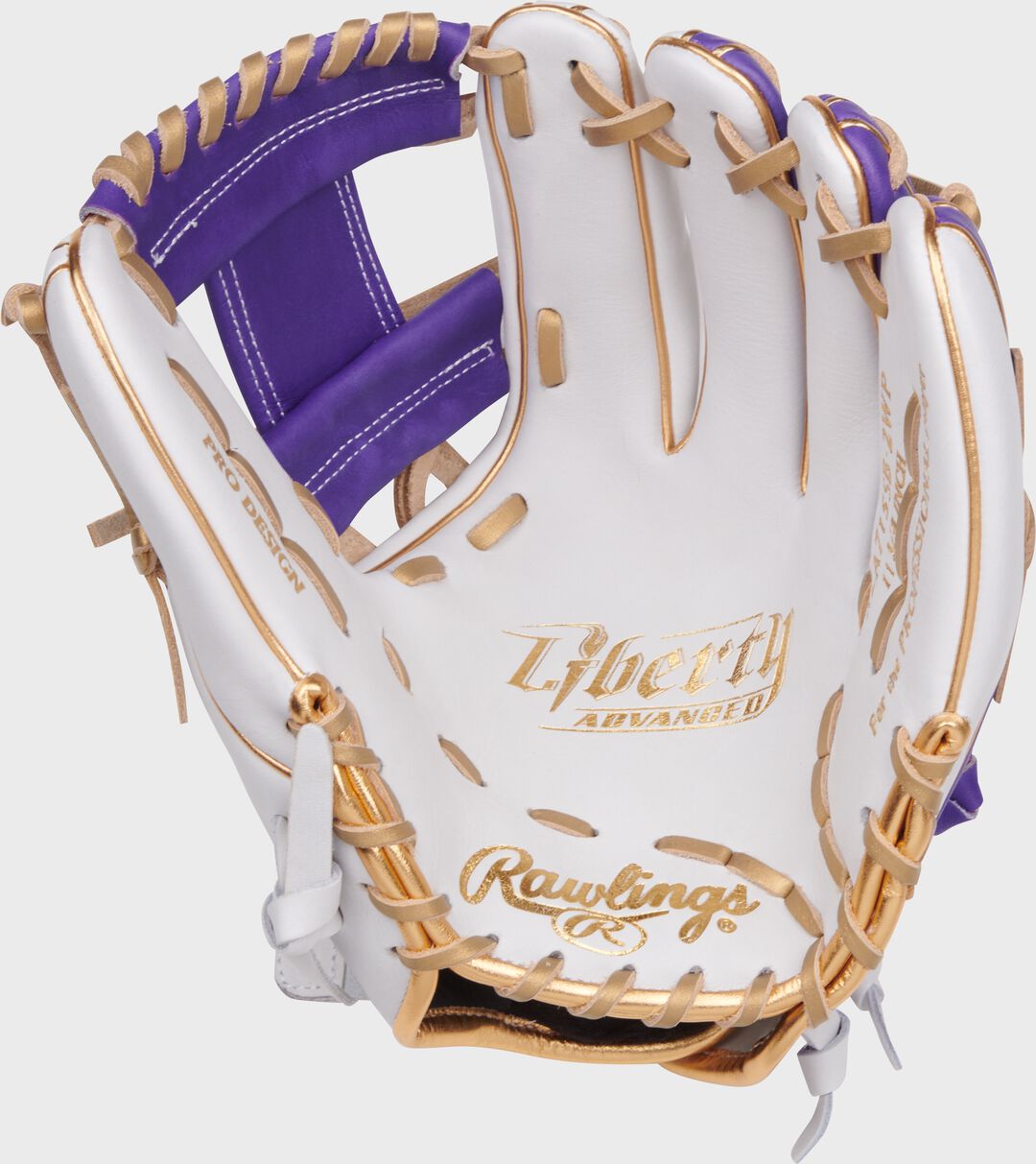 Liberty Advanced Color Series 11.75 in Infield Glove White/Purple - Image 4
