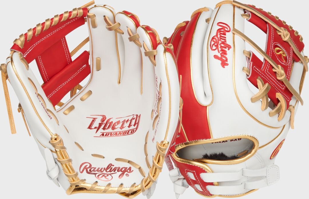 Liberty Advanced Color Series 11.75 in Infield Glove White/Scarlet