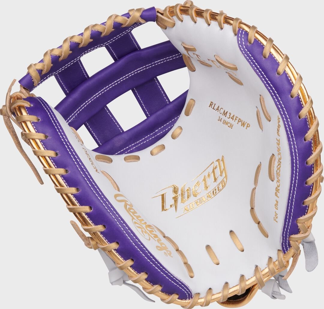 Liberty Advanced Color Series 34 in Catcher's Mitt White/Purple - Image 4