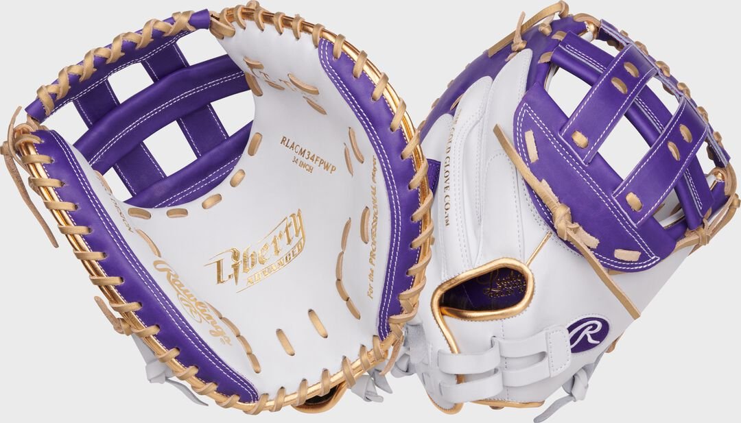 Liberty Advanced Color Series 34 in Catcher's Mitt White/Purple