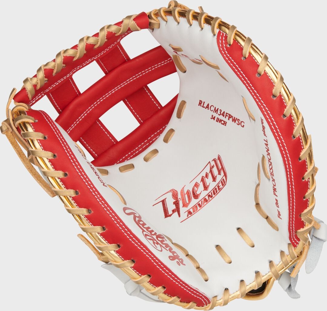 Liberty Advanced Color Series 34 in Catcher's Mitt White/Scarlet - Image 4