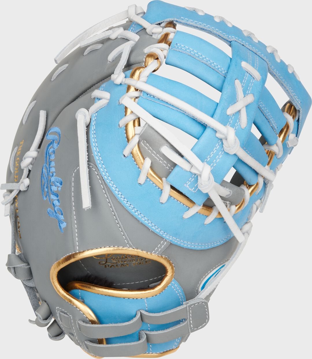 Liberty Advanced Color Series 13 in 1st Base Mitt Gray/Columbia Blue - Image 3