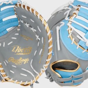 Liberty Advanced Color Series 13 in 1st Base Mitt Gray/Columbia Blue