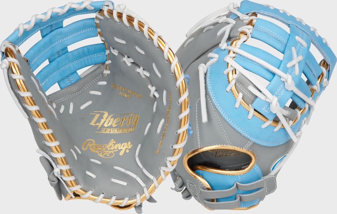 Liberty Advanced Color Series 13 in 1st Base Mitt Gray/Columbia Blue