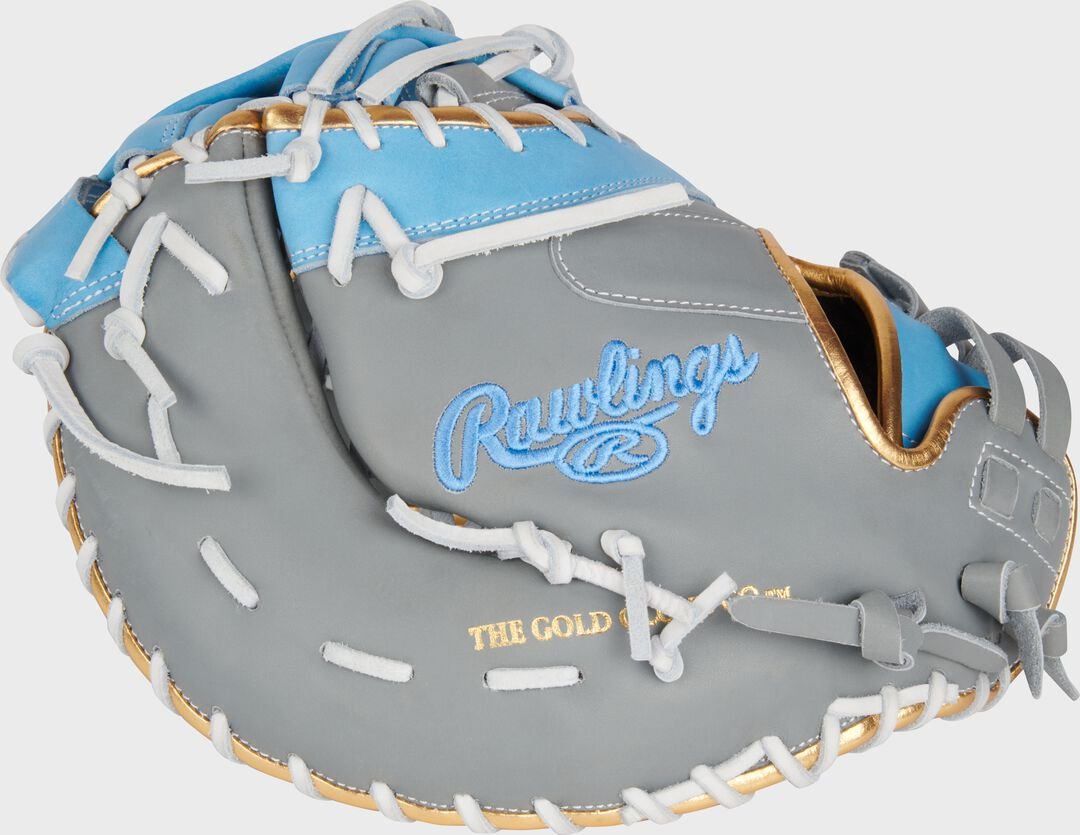 Liberty Advanced Color Series 13 in 1st Base Mitt Gray/Columbia Blue - Image 5