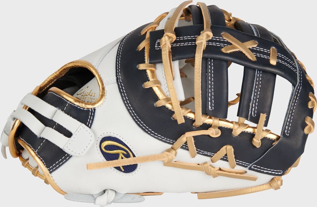 Liberty Advanced Color Series 13 in 1st Base Mitt White/Navy - Image 2