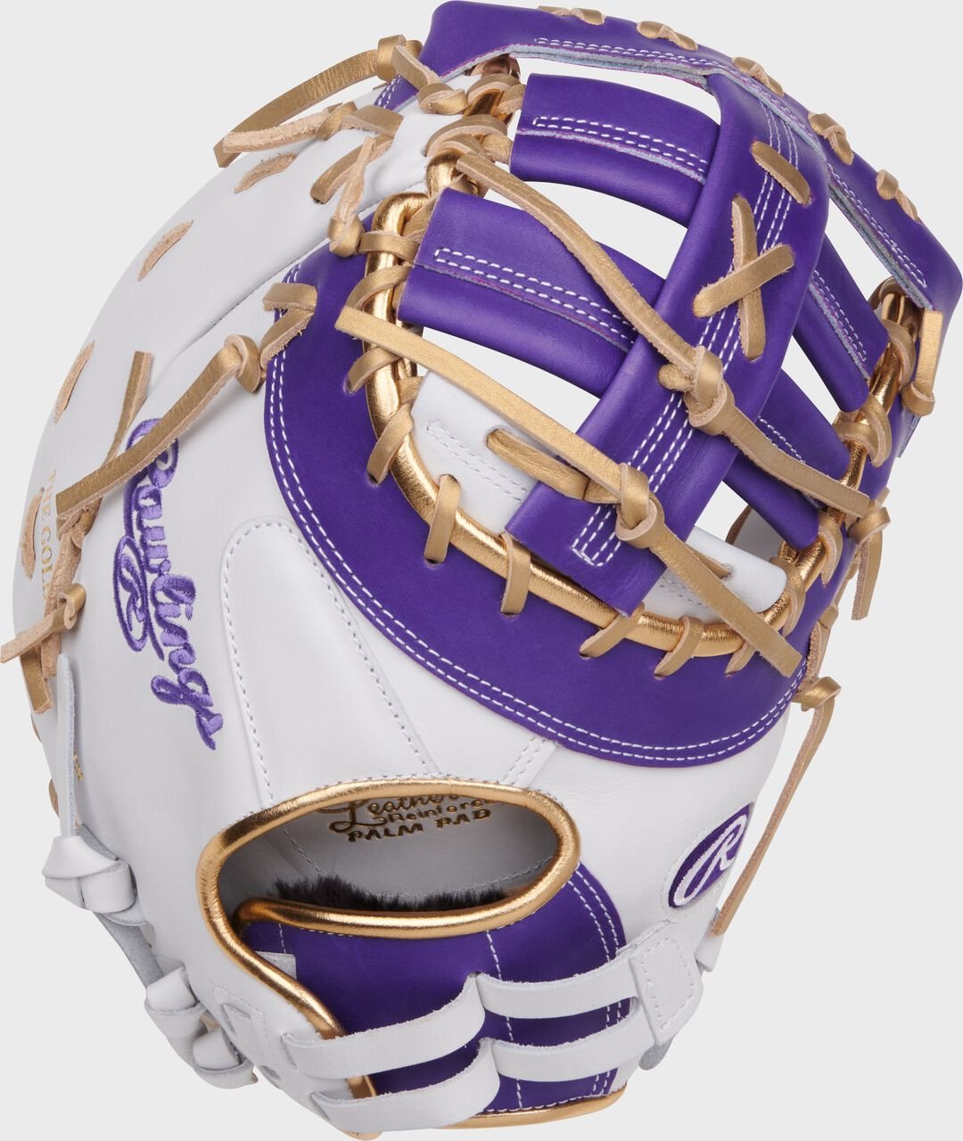 Liberty Advanced Color Series 13 in 1st Base Mitt White/Purple - Image 3