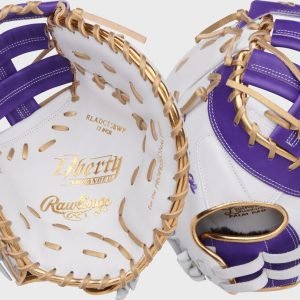 Liberty Advanced Color Series 13 in 1st Base Mitt White/Purple